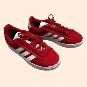 Adidas Red Grand Court Alpha Sneakers